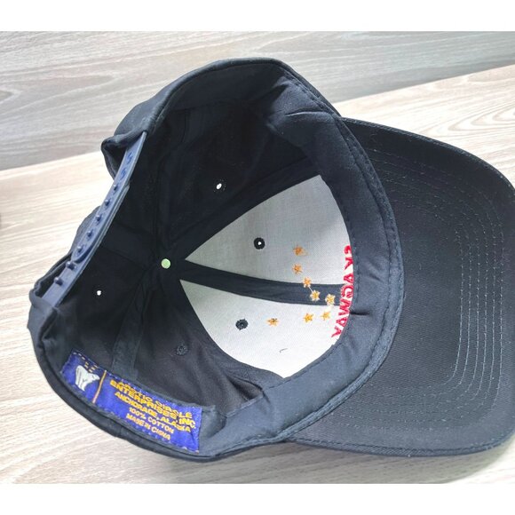 Skagway Alaska Arctic Circle Snapback Hat Black Cap Big Dipper Stars - Picture 2 of 8